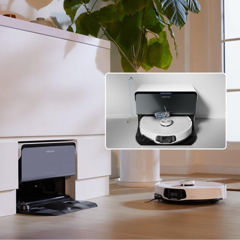 Roborock S8 Max Ultra có hệ thống nạp lại và xả nước